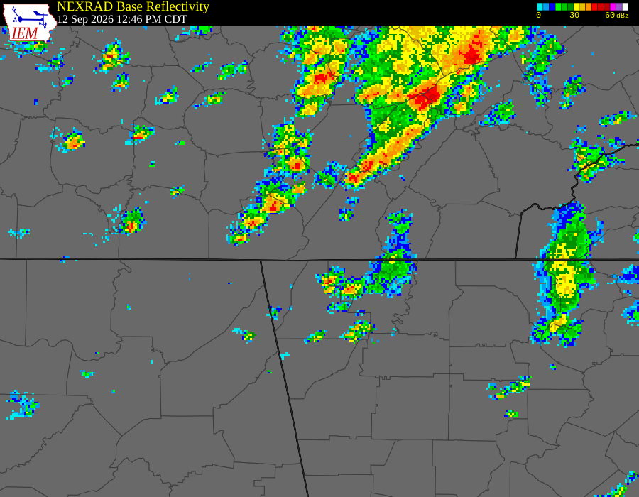 base reflectivity with counties and active warnings